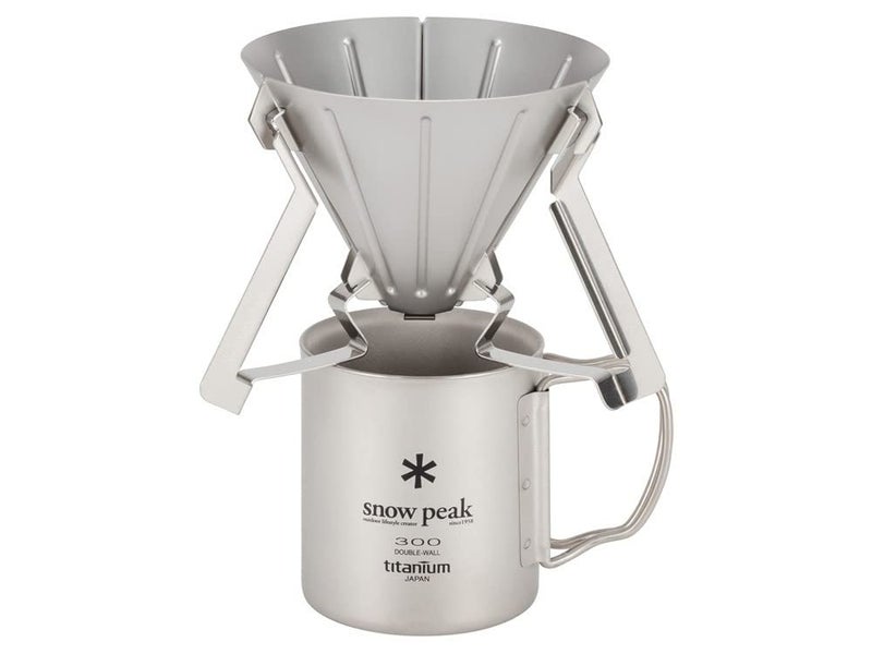 Snow Peak سنوب بيك فيلد باريستا كولابسابل كوفي دريبر، ستانلس ستيل، CS-117 - Image 5